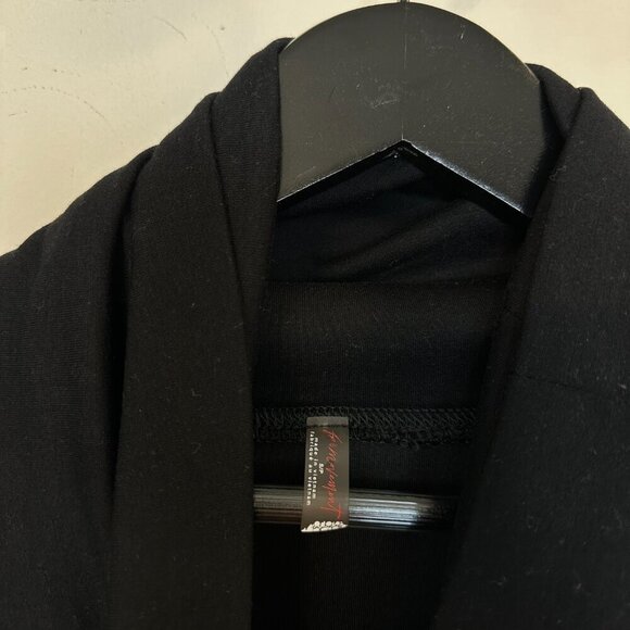 FREE PEOPLE Snuggle Up Sweatshirt in Black Size Small - Picture 6 of 8